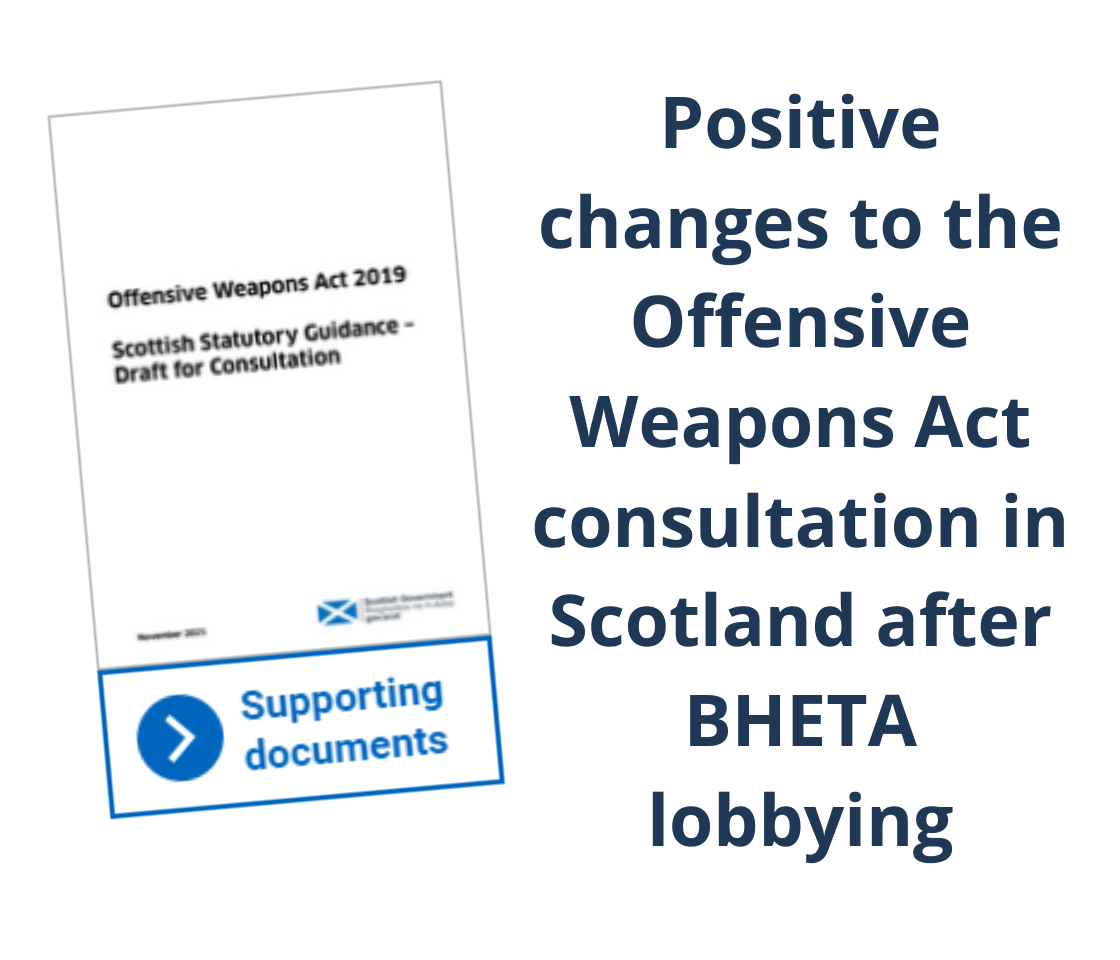 Cutlery and pen-knives excluded for Scottish Offensive Weapons Act consultation