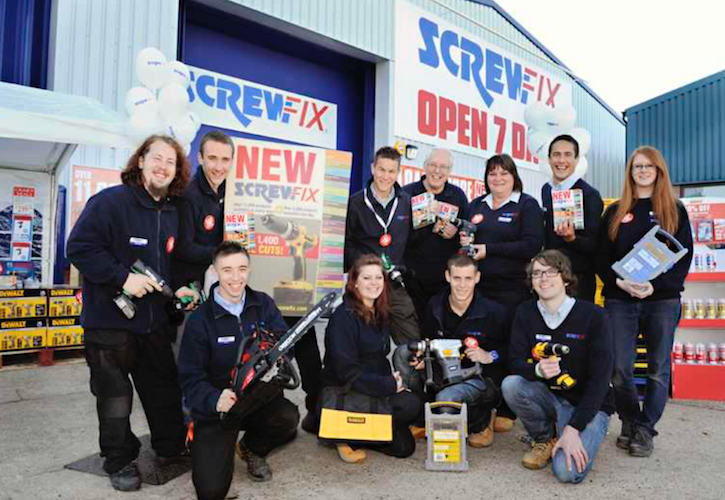Screwfix opens eight new branches in March